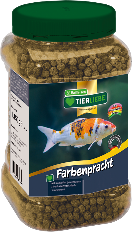 TIERLIEBE Teichfischfutter Farbenpracht